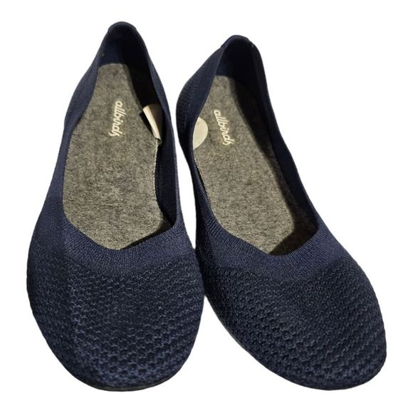 ALLBIRDS Tree Breezers Blue Flats- Size 9 - Picture 2 of 9